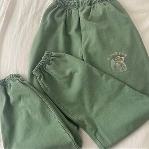 boys lie goodbye green sweatpants